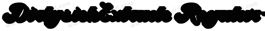DirtysickExtrude Regular字体转换